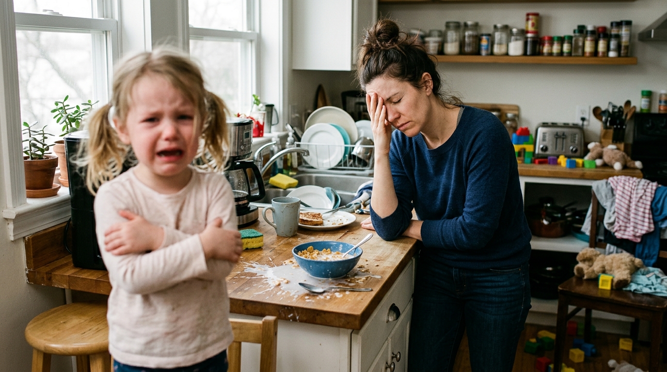 The breakfast that ends in tears on both sides